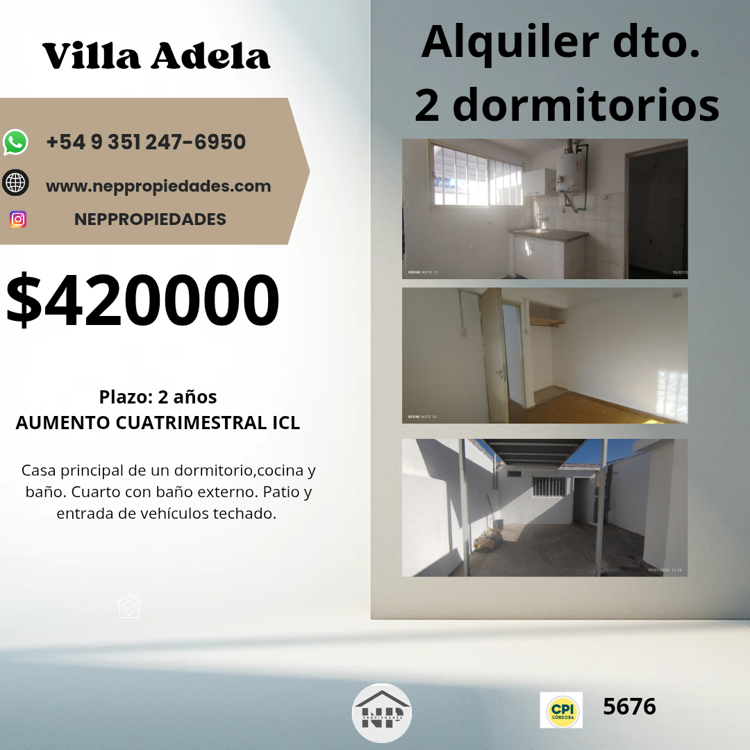 Casa 2 dormitorios
